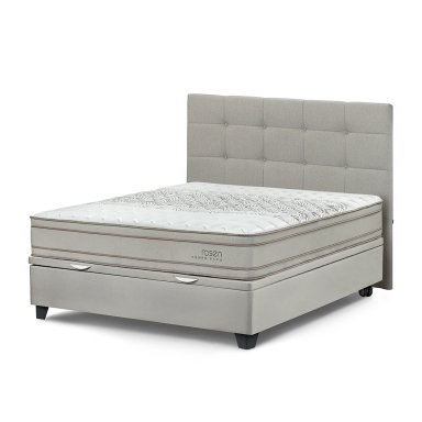 DORMITORIO BOXET ROSEN TEMPO PLUS QUEEN ISSEY NIEBLA - 2