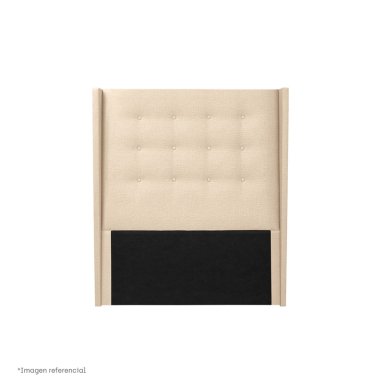 DORMITORIO BOXET PARAÍSO ROYAL CLOUD GOLD 1.5 PLAZAS CHAMPAGNE + 1 ALMOHADA VISCOELÁSTICA - 5