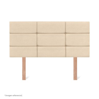 DORMITORIO BOXET PARAÍSO POCKET STAR BLOCKS 1.5 PLAZAS CHAMPAGNE - 5