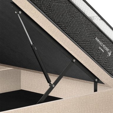 DORMITORIO BOXET PARAÍSO POCKET STAR GOLD 1.5 PLAZAS CHAMPAGNE - 4