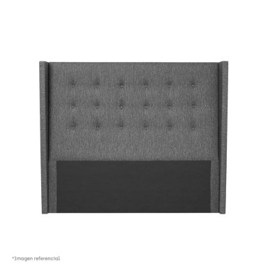 DORMITORIO BOXET PARAÍSO POCKET STAR GOLD QUEEN GRIS - 5