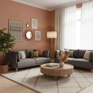 JUEGO DE SALA RIPLEY HOME LUCIANA 3-2 CUERPOS GRAFITO