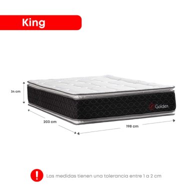 JUEGO DE DORMITORIO CON CAJONES FORLI GOLDEN King - 9
