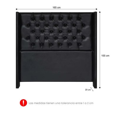 JUEGO DE DORMITORIO CON CAJONES FORLI PLATINIUM QUEEN AMERICANO - 11