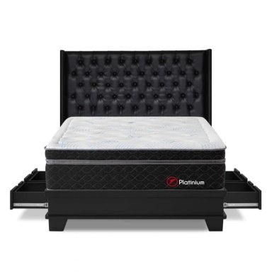 DORMITORIO CON CAJONES FORLI PLATINIUM KING - 2