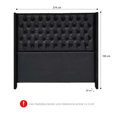 DORMITORIO CON CAJONES FORLI PLATINIUM KING - 11