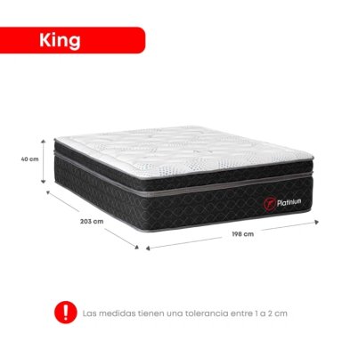 DORMITORIO CON CAJONES FORLI PLATINIUM KING - 10