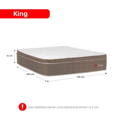 DORMITORIO CON CAJONES FORLI SIRIUS KING + VELADOR BARI - 9