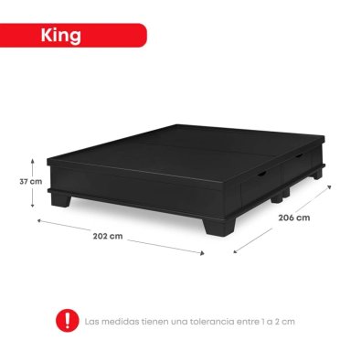 BASE CON CAJONES FORLI LAQUEADO KING - 4