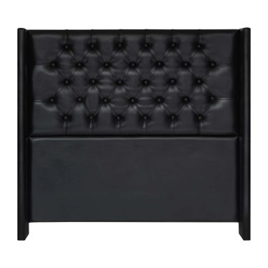 CABECERA FORLI DE LUXE CAPITONE CUERO QUEEN NEGRO - 1