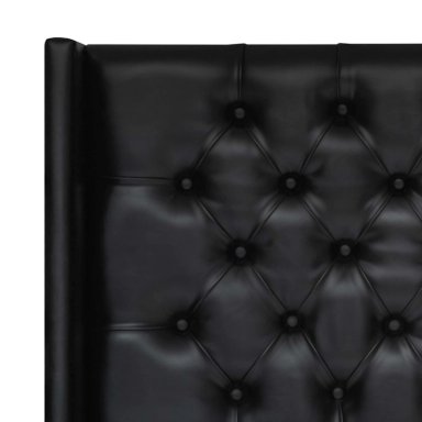 CABECERA FORLI DE LUXE CAPITONE CUERO KING NEGRO - 2