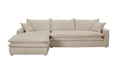 SECCIONAL IZQUIERDO MAISON LINETT LILLE 5 CUERPOS TAUPE - 2