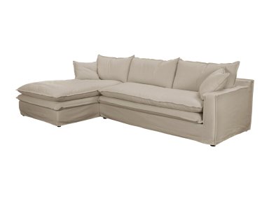 SECCIONAL IZQUIERDO MAISON LINETT LILLE 5 CUERPOS TAUPE - 3