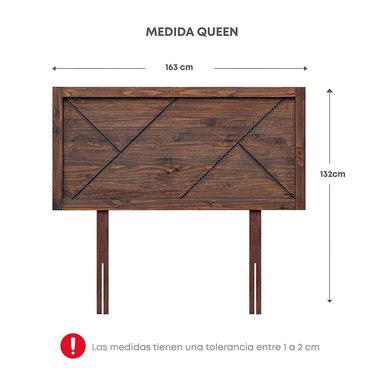 CABECERA FORLI FLORENCIA QUEEN MADERA - 2