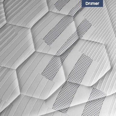 DORMITORIO BOXET DRIMER CROMOPEDIC 1.5 PLAZAS GRIS - 5