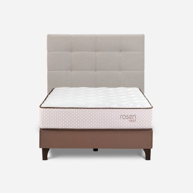 DORMITORIO EUROPEO ROSEN REST 2 PLAZAS ISSEY NIEBLA + 2 ALMOHADAS ESENCIAL - 2