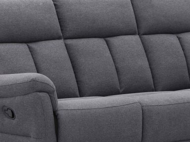 RECLINABLE RIPLEY HOME HAMILTON 3 CUERPOS GRIS - 5