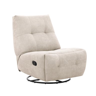 RECLINABLE RIPLEY HOME CARLOS BASE GIRATORIA BEIGE - 2