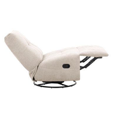 RECLINABLE RIPLEY HOME CARLOS BASE GIRATORIA BEIGE - 4