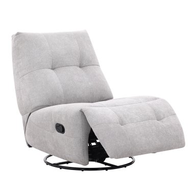 RECLINABLE RIPLEY HOME CARLOS BASE GIRATORIA GRIS - 4