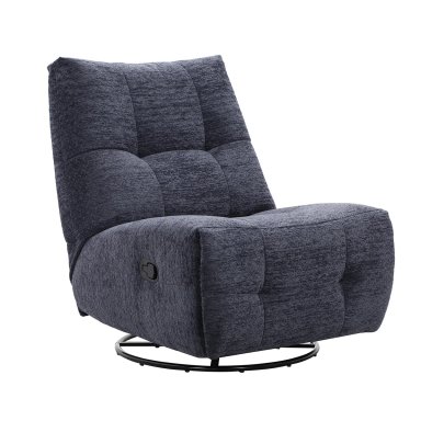 RECLINABLE RIPLEY HOME CARLOS BASE GIRATORIA AZUL - 2
