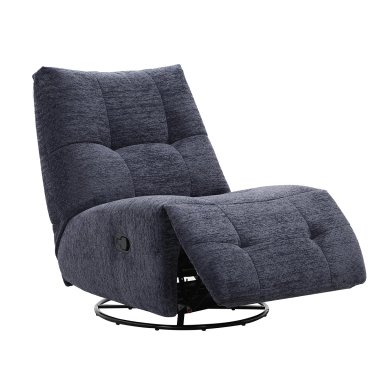 RECLINABLE RIPLEY HOME CARLOS BASE GIRATORIA AZUL - 4