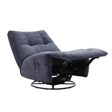 RECLINABLE RIPLEY HOME CARLOS BASE GIRATORIA AZUL - 5