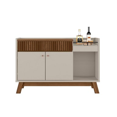 BAR APARADOR RIPLEY HOME LUCCA MARRÓN/BLANCO HUMO - 4
