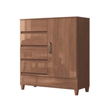 COMODA RIPLEY HOME FIT MDP 4 CAJONES MARRÓN - 3