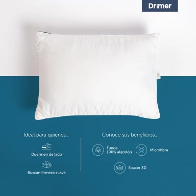ALMOHADA DRIMER VENTUS FIRM 70X50 CM - 2