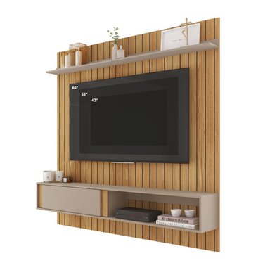 PANEL DE TV RIPLEY HOME BOREAL BURITI/CACAO HASTA 65" - 4