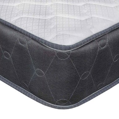 JUEGO DE DORMITORIO DIVAN FORLI ACQUA 2 PLAZAS GRIS - 4