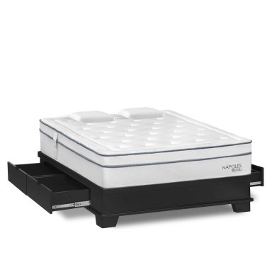 CAMA CON CAJONES RIZZOLI NAPOLES LAQUEADO QUEEN - 2
