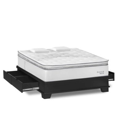 CAMA CON CAJONES RIZZOLI ZENNA LAQUEADO QUEEN - 2