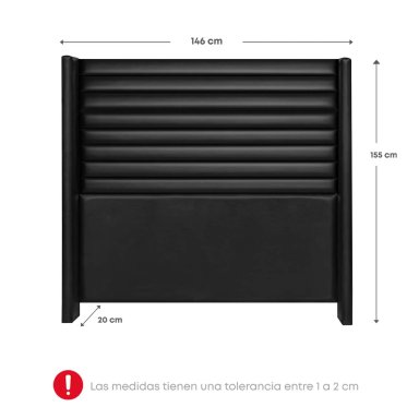 DORMITORIO CON CAJONES RIZZOLI FIRENZE LAQUEADO 2 PLAZAS - 10