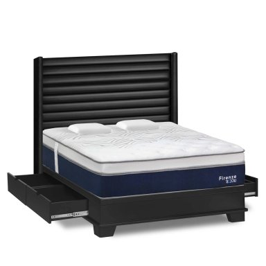 DORMITORIO CON CAJONES RIZZOLI FIRENZE LAQUEADO QUEEN - 2