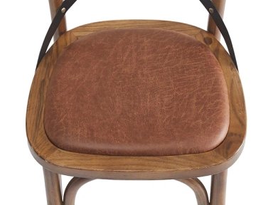 SET X2 SILLAS DE COMEDOR RIPLEY HOME IRONBRIDGE CARAMELO - 5