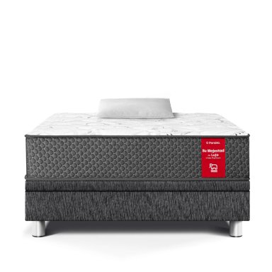 CAMA BOXET PARAISO SU MAJESTAD DE LUJO 1.5 PLAZAS CHARCOAL - 2