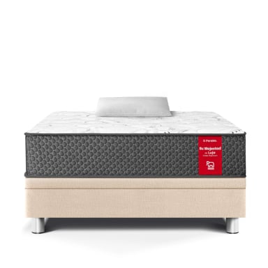 CAMA BOXET PARAISO SU MAJESTAD DE LUJO 1.5 PLAZAS CHAMPAGNE - 2