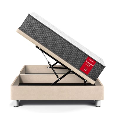 CAMA BOXET PARAISO SU MAJESTAD DE LUJO 1.5 PLAZAS CHAMPAGNE - 3
