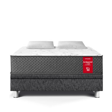 CAMA BOXET PARAISO SU MAJESTAD DE LUJO 2 PLAZAS CHAMPAGNE - 2
