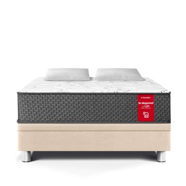 CAMA BOXET PARAISO SU MAJESTAD DE LUJO 2 PLAZAS CHAMPAGNE - 2