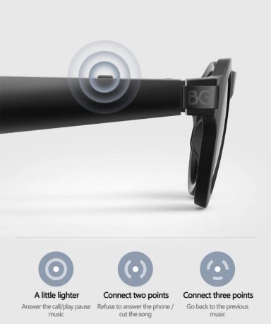 LENTES SOL CON AUDIO BLUETOOTH BEATGLAZZ SQUARE - 3