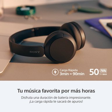 AUDÍFONOS SONY WH-CH520 BLUETOOTH NEGRO - 4