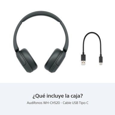 AUDÍFONOS SONY WH-CH520 BLUETOOTH NEGRO - 10
