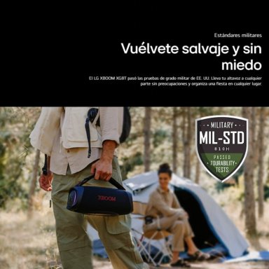 PARLANTE BLUETOOTH LG XBOOM GO XG8T CON CERTIFICACIÓN MILITAR 120W - 5