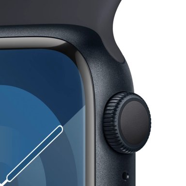 APPLE WATCH SERIE 9 - 41MM TALLA M/L NEGRO - 3