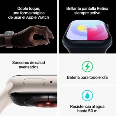 APPLE WATCH SERIE 9 - 41MM TALLA M/L NEGRO - 8