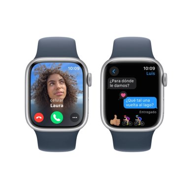 APPLE WATCH SERIE 9 - 41MM TALLA S/M PLATA - 6