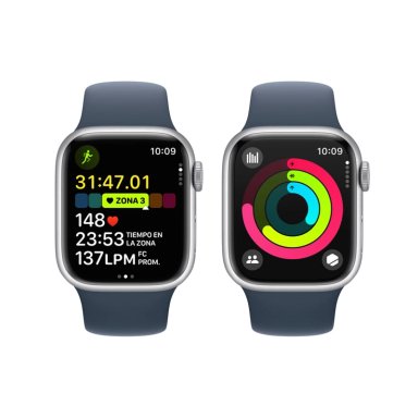 APPLE WATCH SERIE 9 - 41MM TALLA S/M PLATA - 8